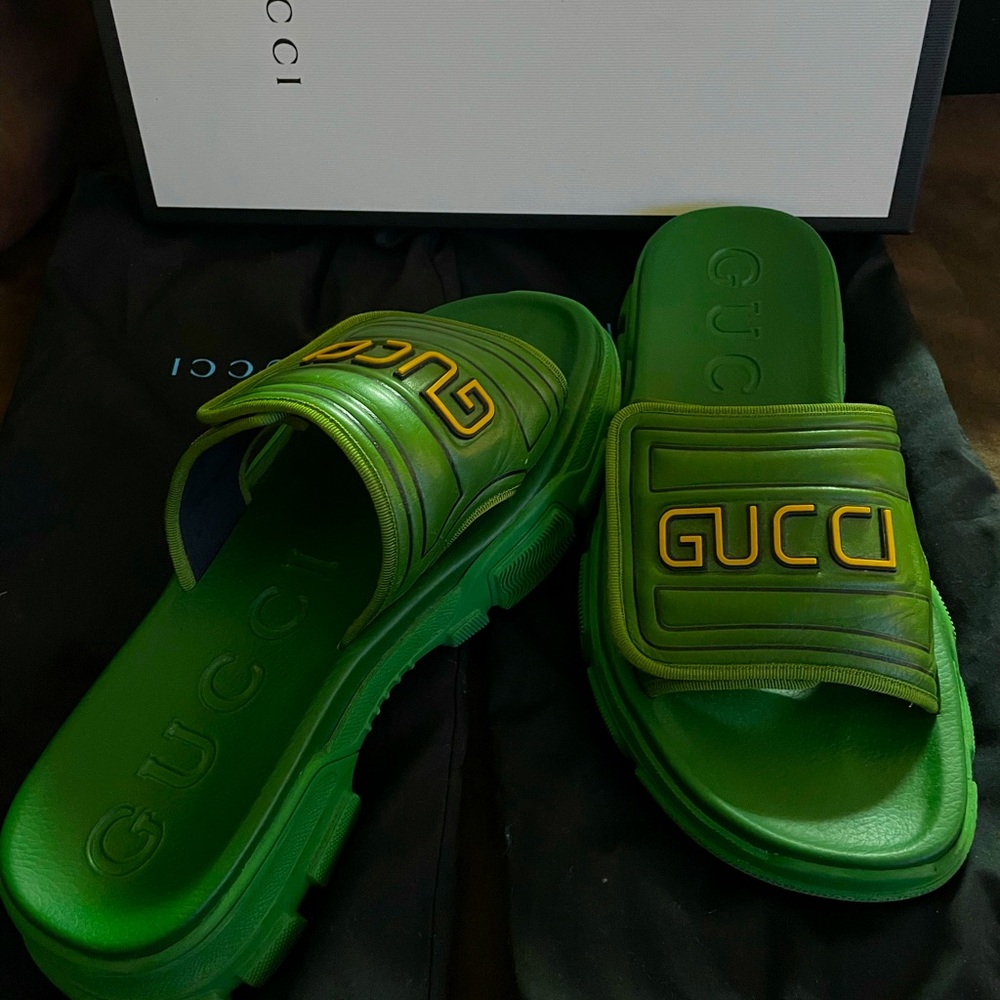Gucci Adjustable Chunky Slides
